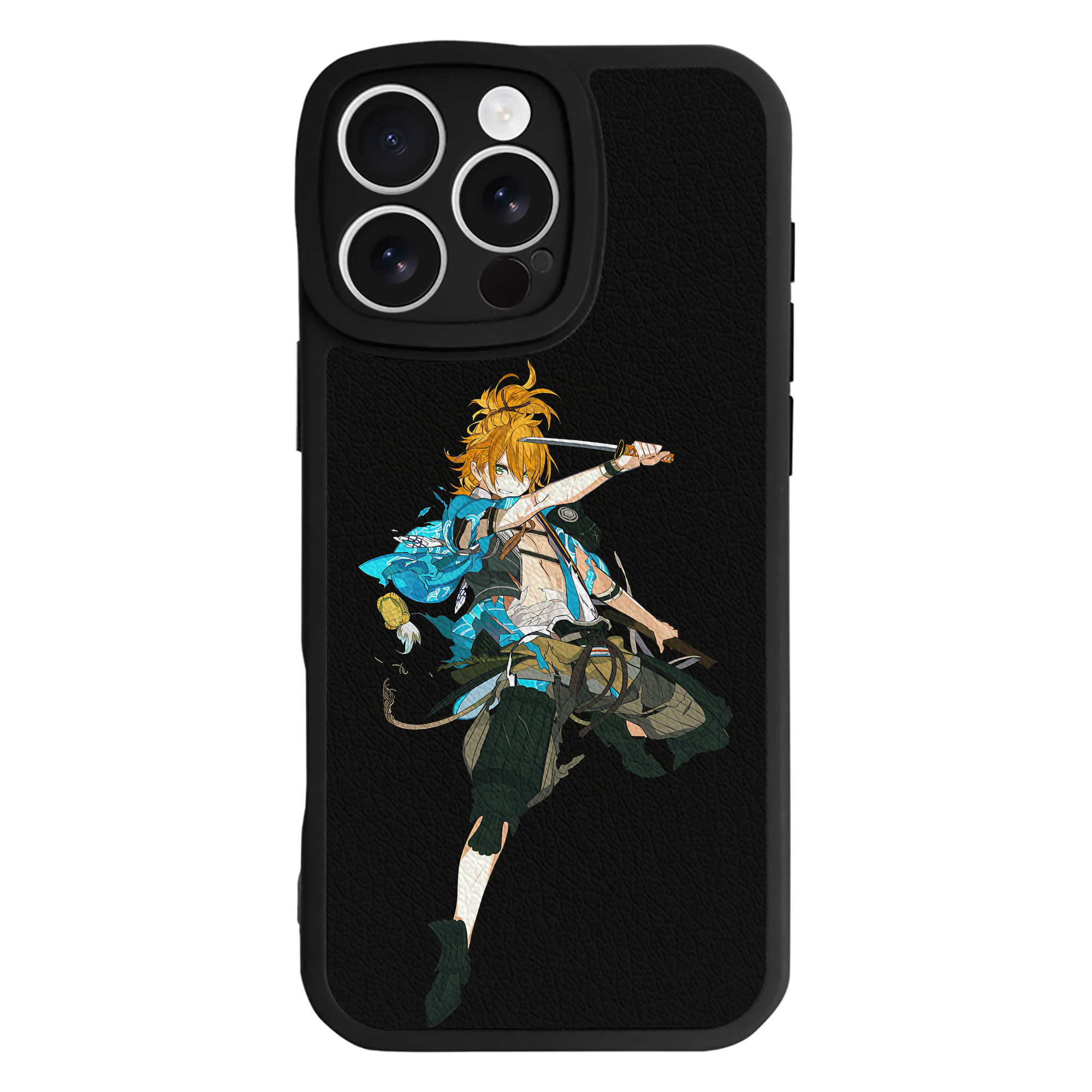 （画像用） 刀剣乱舞 Touken Ranbu 【iPhone 16シリーズ対応】シリコンスマホケース（レザー調） 材質：シリコン